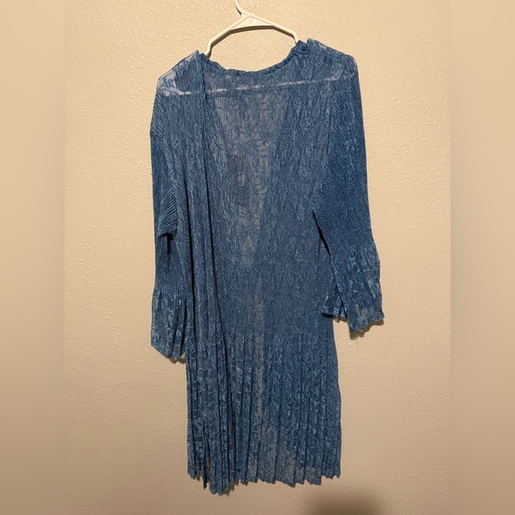 Blue Lace Cardigan - Picture 2 of 3